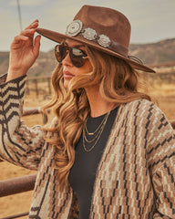 Prairie Darling Metal Band Western Hat