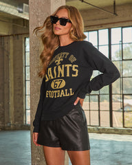 Property of Saints Fleece Graphic Sweatshirt