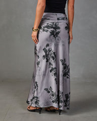 English Garden Floral Maxi Skirt