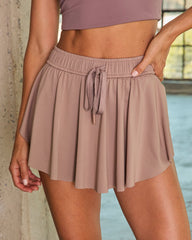 Daily Ritual Drawstring Mini Skort