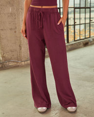 Easy Arrival Drawstring Wide Leg Pants