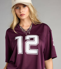 Squad Goals Texas A&M® Cropped Jersey Top