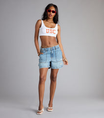 Fight On® Fit USC® Cropped Tank Top