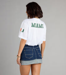 U Vibes Only Miami™ Cropped Jersey Top
