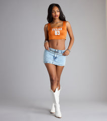 Hook ’Em Hottie Texas© Jersey Corset Crop Top