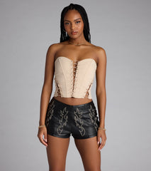 Tied Up And Tempting Corset Top