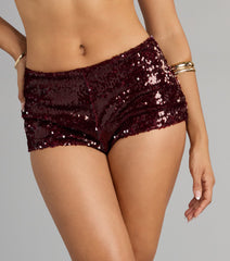 All That Glitters Sequin Hot Shorts