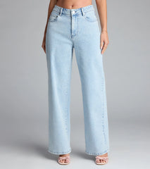 Too Cute to Handle Straight Leg Bow Denim Jeans