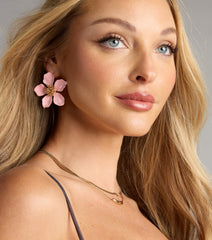Bloom Babe Floral Stud Earrings