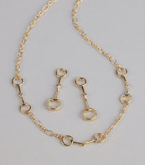 Everyday Luxe Necklace And Earrings Set