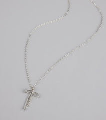 Sweet Thing Bow Charm Necklace