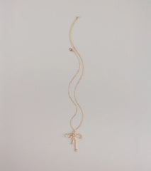 Put a Bow on It Chain Necklace