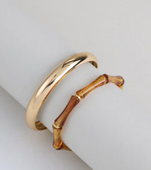 Stacked And Sculpted Two-Pack Bracelet Set