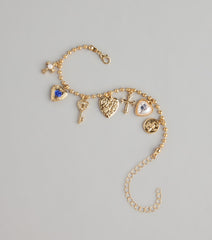 Forever Yours Vintage Charm Bracelet