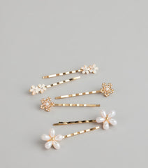 Petal Perfect Six Pack Bobby Pins
