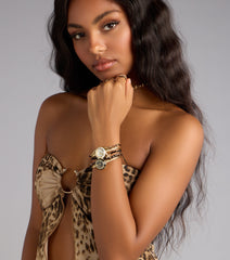 Golden Hour Cuff Watch