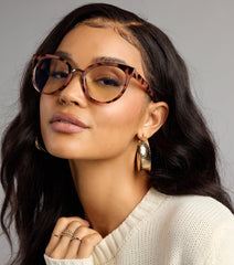 It Girl Tortoiseshell Blue Light Glasses