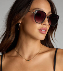 Eyes On Me Cat Eye Sunglasses