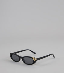 Sweet Bow Charm Cat Eye Sunglasses