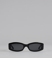 Lowkey Luxe Rectangle Frame Sunglasses