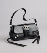 Street Icon Buckle Shoulder Bag