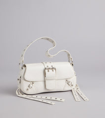 Tough Love Buckle Shoulder Bag