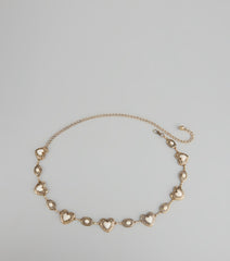 Sweetheart Charm Chain Belt