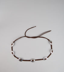Western Glow Concho String Belt