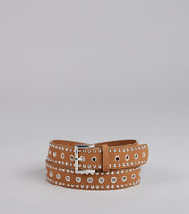 Dose Of Attitude Faux Suede Belt