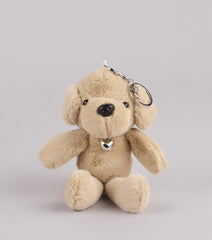 Puppy Love Plush Bag Keychain