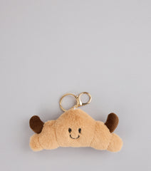 Bonjour Cutie Plush Croissant Bag Keychain