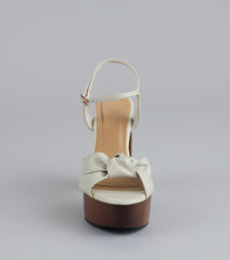 Rise Above Platform Block Heels