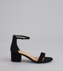 Effortlessly Everything Short Block Heels