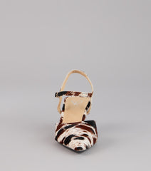 Strut Bold Pointed Slingback Pumps
