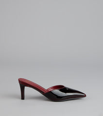 Polished Intent Patent Mules