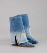Fray All Day Denim Booties