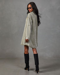 Harper Denim Mini Shirt Dress