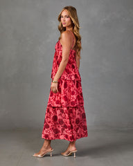 Peony Cottage Tiered Floral Maxi Dress