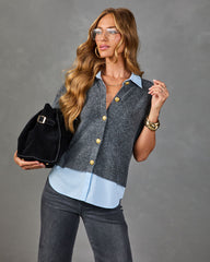 Keepsake Lane Knit Twofer Top