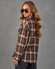 Norina Plaid Button Down Top