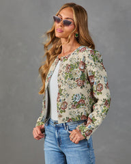 Bloom Story Floral Tapestry Blazer
