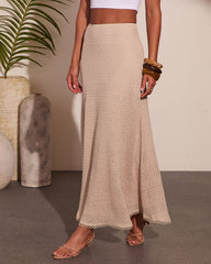 Open Coast Knit Maxi Skirt