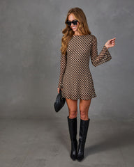 Paulette Plaid Mini Dress