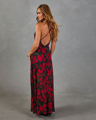 Riviera Escape Floral Maxi Dress