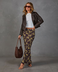 Sunlit Story Floral Maxi Skirt