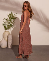 Mare Vista Abstract Dot Print Maxi Dress