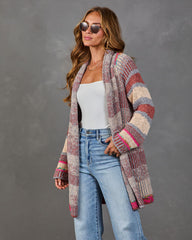 Homestead Honey Knit Striped Duster Cardigan