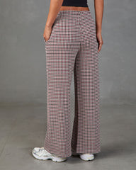 Gentle Pace Houndstooth Scuba Pants