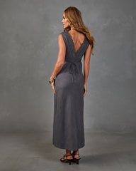 Adelina Lace Trim Maxi Dress