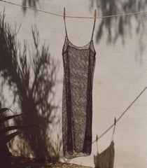 AMEDINE SLIP -- BLACK